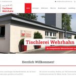 Referenz Webdesign Tischler Wehrmann